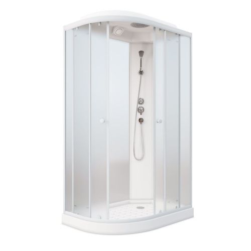 Душевая кабина Parly Effect EF1231R 120х80 асимметричная с крышей ориентация левая