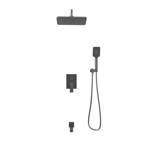 Душевая система Grossman Classic 501.K35.04.420 встраиваемая в стену цвет черный - фото 2