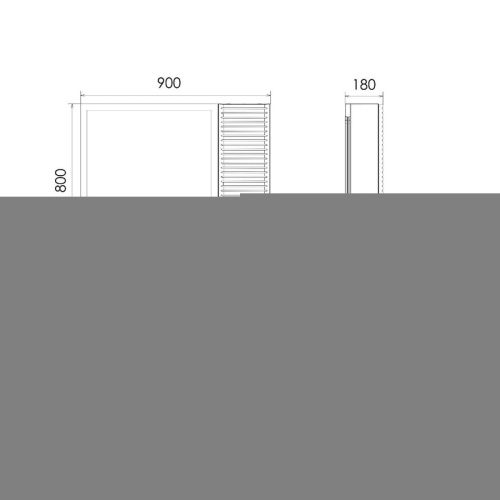 Тумба с раковиной Comforty Танжер 00-00019566CF 90х50 подвесная цвет белый - фото 2