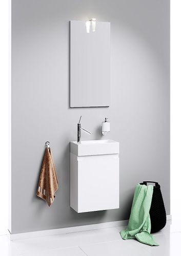 Зеркало с подсветкой Aqwella Y Ln-MP.02.04/W 40х80 подвесное - фото 2