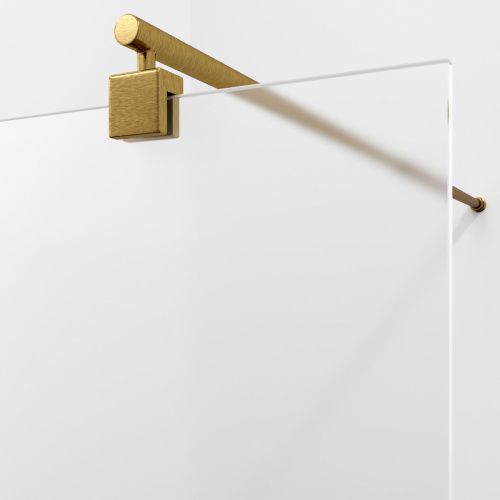 Душевая перегородка Wasserkraft Rur 30W 30W40BG-MG 120х200 стекло матовое профиль золото - фото 2