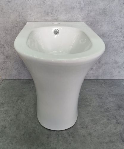 Биде напольное CeramaLux 1217C цвет белый - фото 2