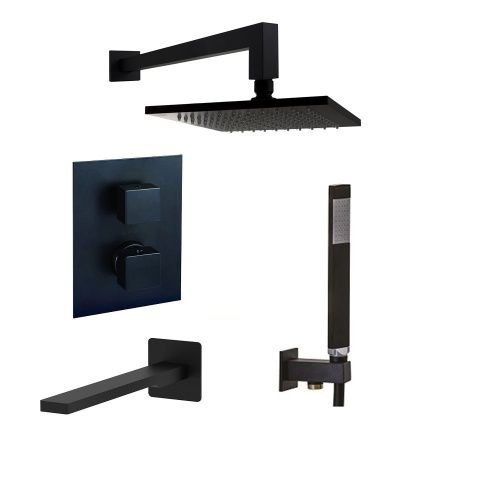 Душевая система Paffoni Elle KITLEQ519NO120 встраиваемая в стену