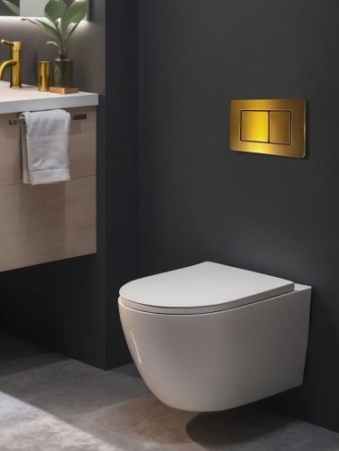 Клавиша смыва механическая AltroBagno Beni aggiuntivi AltroBagnoPFP003GQ цвет золото - фото 2