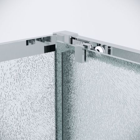 Душевой уголок Grossman Cosmo 120.K33.02.1090.10.02 100х90 стекло текстурное профиль хром без поддона