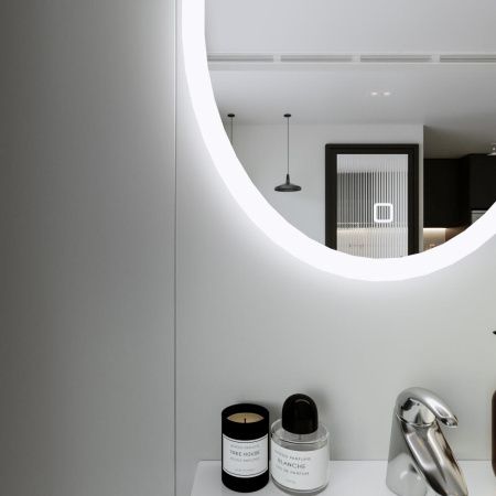 Зеркало с подсветкой Бриклаер Эстель 4627125414350 60х80 подвесное