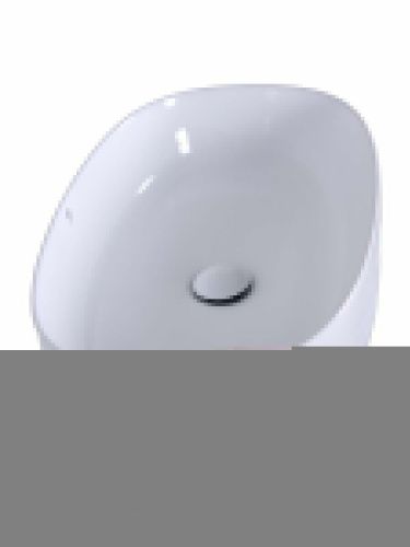 Раковина из сантехнического фарфора Orange B07-540W 50х40 накладная цвет белый - фото 3