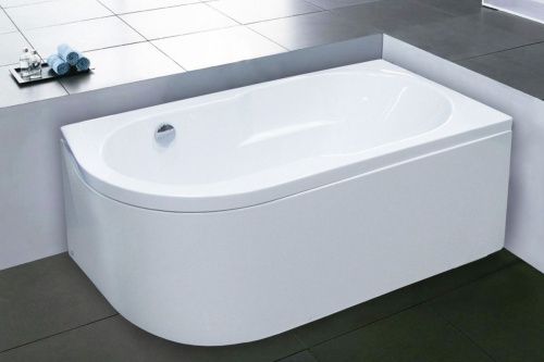 Ванна акриловая Royal Bath AZUR RB614203R 170х80 пристенная асимметричная без каркаса - фото 2
