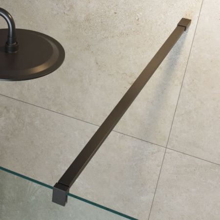 Душевая перегородка Cezares LIBERTA LIBERTA-L-2-110-120-C-NERO 110х195 стекло прозрачное профиль черный