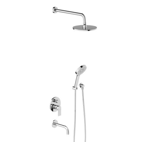 Душевая система Damixa Apollo 947510000 встраиваемая в стену цвет хром - фото 2