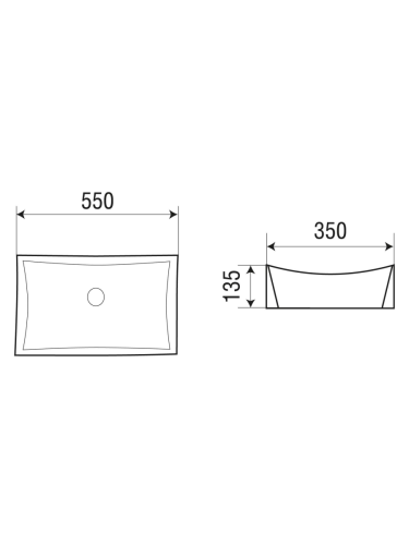 Раковина из сантехнического фаянса WeltWasser WW SK 10000004586 40 см накладная цвет белый без отверстий под смеситель - фото 2