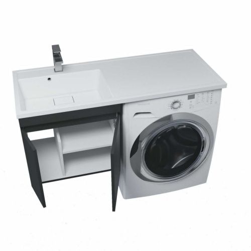 Тумба с раковиной Uperwood Magenta 51930205152 120х50 цвет черный - фото 5