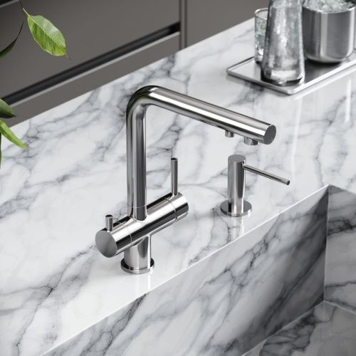 Смеситель для кухни Sancos Foster SC4014BN на мойку никель - фото 2