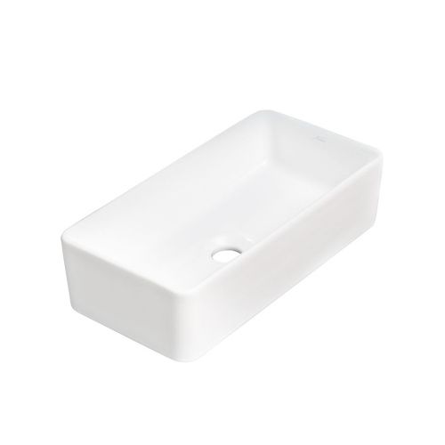 Раковина из сантехнического фарфора Melana 320320-805 50х20 накладная цвет белый без отверстий под смеситель - фото 2