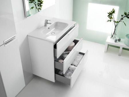 Тумба под раковину Roca Victoria Nord Ice Edition ZRU9302834 60х50 напольная цвет белый