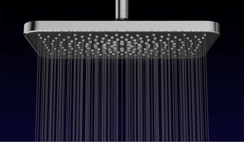 Душевая система Vincea VSFW-321MT1GM встраиваемая в стену цвет вороненая сталь с термостатом - фото 3