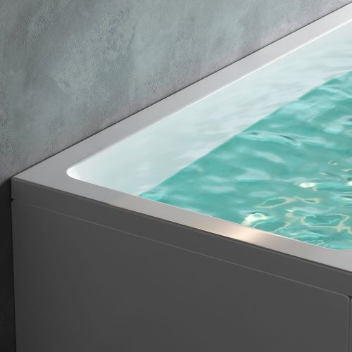 Ванна акриловая Am.Pm Gem W93A-160-070W-A 160х70 пристенная прямоугольная без каркаса - фото 5