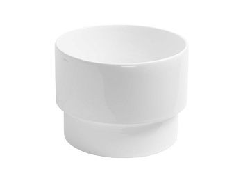 Раковина из сантехнического фаянса Simas PO 03 30х30 накладная цвет белый