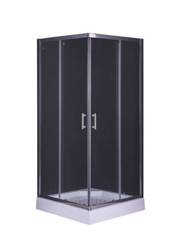 Душевой уголок Taliente TA-10102-1CP 100х100 стекло прозрачное профиль хром без поддона