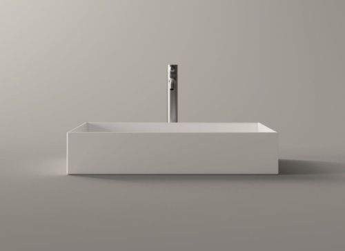 Раковина керамическая Alice Hide 31130101 60х40 накладная цвет белый без отверстий под смеситель - фото 5