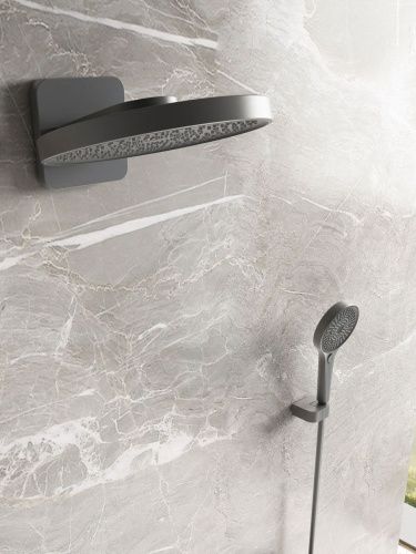 Душевая система Vincea VSFW-2F12TGM встраиваемая в стену цвет вороненая сталь с термостатом - фото 5