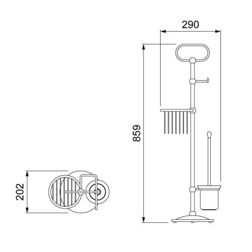 Стойка Timo Nelson 160185/02 - фото 2