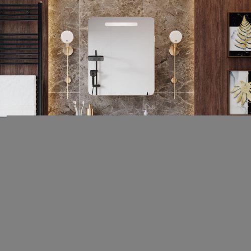 Тумба под раковину Onika Стрим 106154 60х40 напольная цвет белый - фото 5