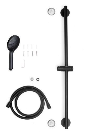 Душевой гарнитур Paffoni Ginevra ZSAL146NO настенный черный - фото 2