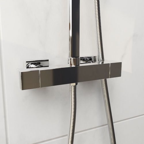 Душевая стойка RGW Shower Panels 21140122-01 настенная цвет хром с термостатом - фото 5