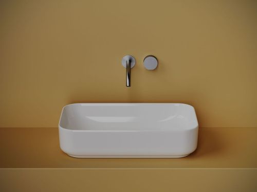 Раковина из сантехнического фарфора Ceramica Nova ELEMENT CN5044 60х40 накладная цвет белый без отверстий под смеситель - фото 5