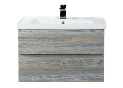 Тумба под раковину Art&Max TECHNO AM-Techno-900-2C-SO-LW635 90х50 подвесная цвет коричневый - фото 2