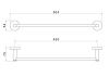 Полотенцедержатель Aquatek ЕВРОПА AQ4120CR