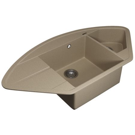 Кухонная мойка Uperwood Quartz Premium UPD-06 3910202121 100х50 цвет бежевый поверхность матовая