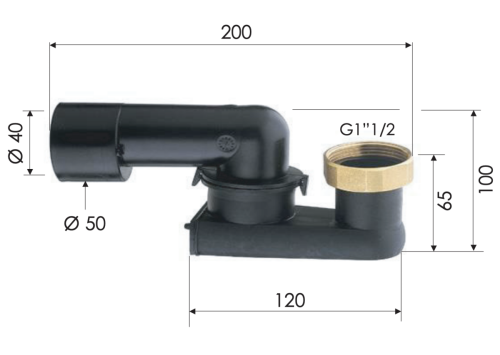 Сифон для ванны Remer 98P112 - фото 2