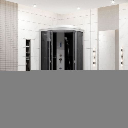 Душевая кабина Niagara Classic 25091434F 100х100 четверть круга с крышей ориентация универсальная - фото 3