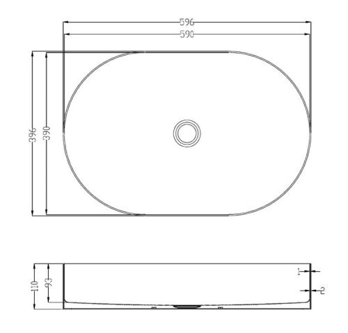 Раковина из нержавеющей стали AltroBagno Eterno AltroBagnoEterno001028BrAn 60х40 накладная цвет бронза - фото 5