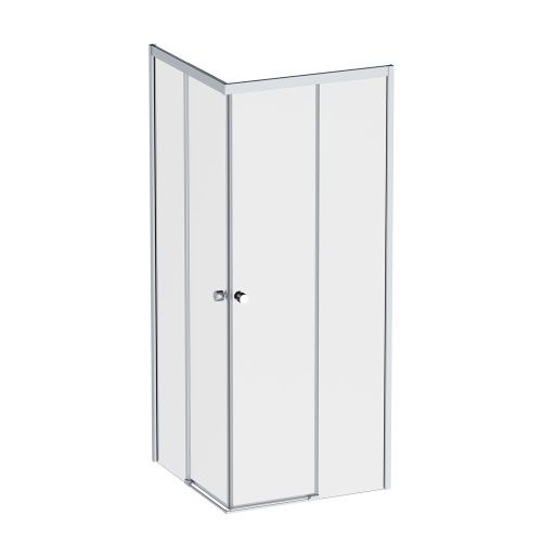 Душевой уголок Am.Pm X-joy W94G-403-8080-МТ1К 80х80 стекло прозрачное профиль хром без поддона - фото 2