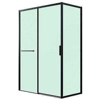 Душевой уголок Grossman Style 120.K33.05.1390.21.00 130х90 стекло прозрачное профиль черный без поддона