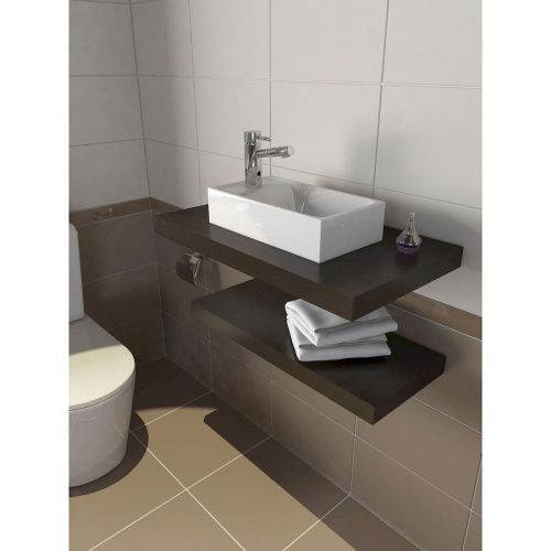 Раковина из искусственного камня Altasan TORTUGA UPP22TORTUGA 40х20 встраиваемая цвет белый 1 отверстие под смеситель - фото 3