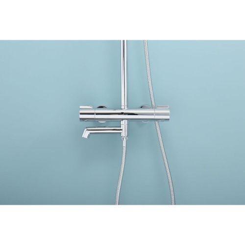 Душевая стойка Raglo R20 R20.26 настенная цвет хром с термостатом - фото 5