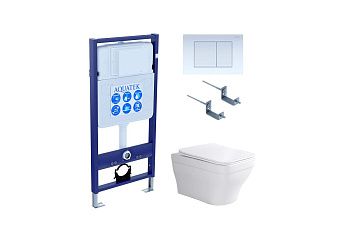 Сет унитаз + инсталляция Aquatek SET AQUATEK АМАДЕО-009 4в1