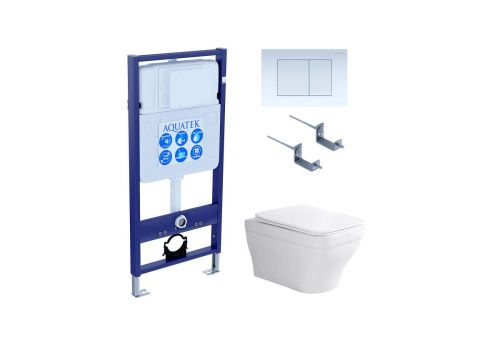Сет унитаз + инсталляция Aquatek SET AQUATEK АМАДЕО-009 4в1