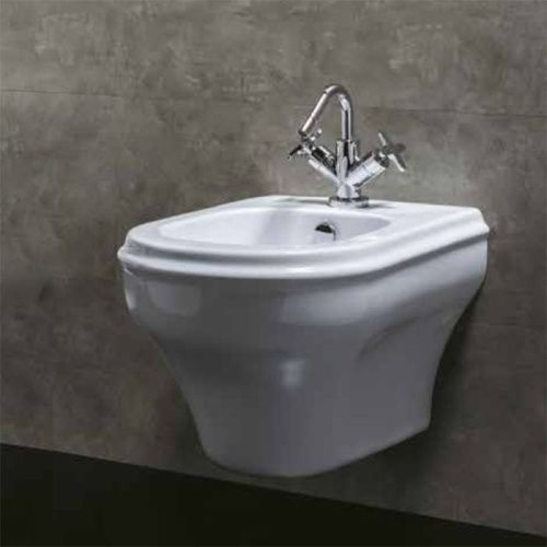 Биде подвесное Azzurra Jubilaeum CHBKS000000M/(CHA500/SOSK bi)*1 цвет белый