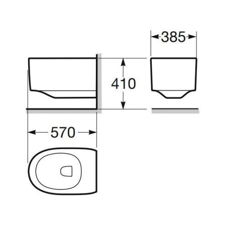 Крышка сиденье для биде Armani Roca Island 7.8067.6.2R5.4