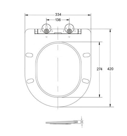 Крышка сиденье Cerutti SPA CT7586