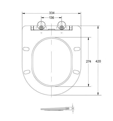Крышка сиденье Cerutti SPA CT7586 - фото 3