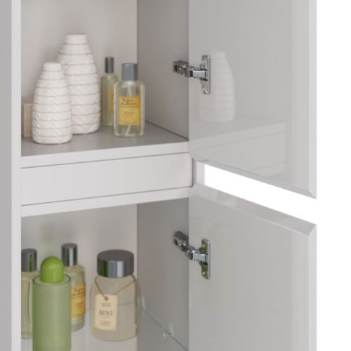 Шкаф-пенал LeMark Combi LM03C35P 40х170 напольный цвет белый - фото 3