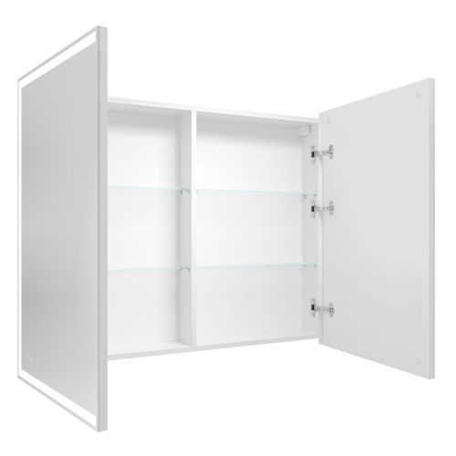 Зеркало-шкаф Grossman Меркадо 209003 90х80 подвесной цвет белый - фото 2