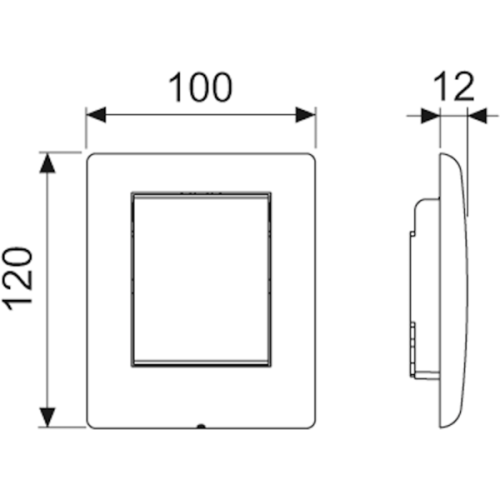 Клавиша смыва механическая Tece TECEplanus 9242310 цвет нержавеющая сталь - фото 2
