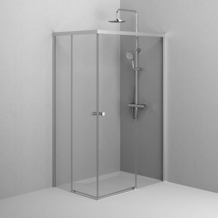 Душевой уголок Am.Pm X-Joy W94G-403-12080-MТ 120х80 стекло прозрачное профиль хром без поддона